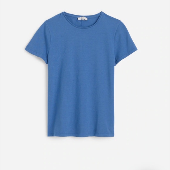 Madewell Blue Short Sleeve Tee - Picture 2 of 6
